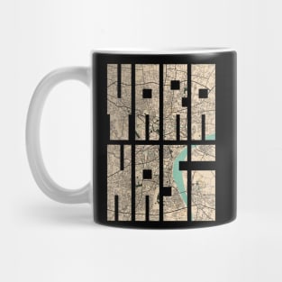 Varanasi, India City Map Typography - Vintage Mug